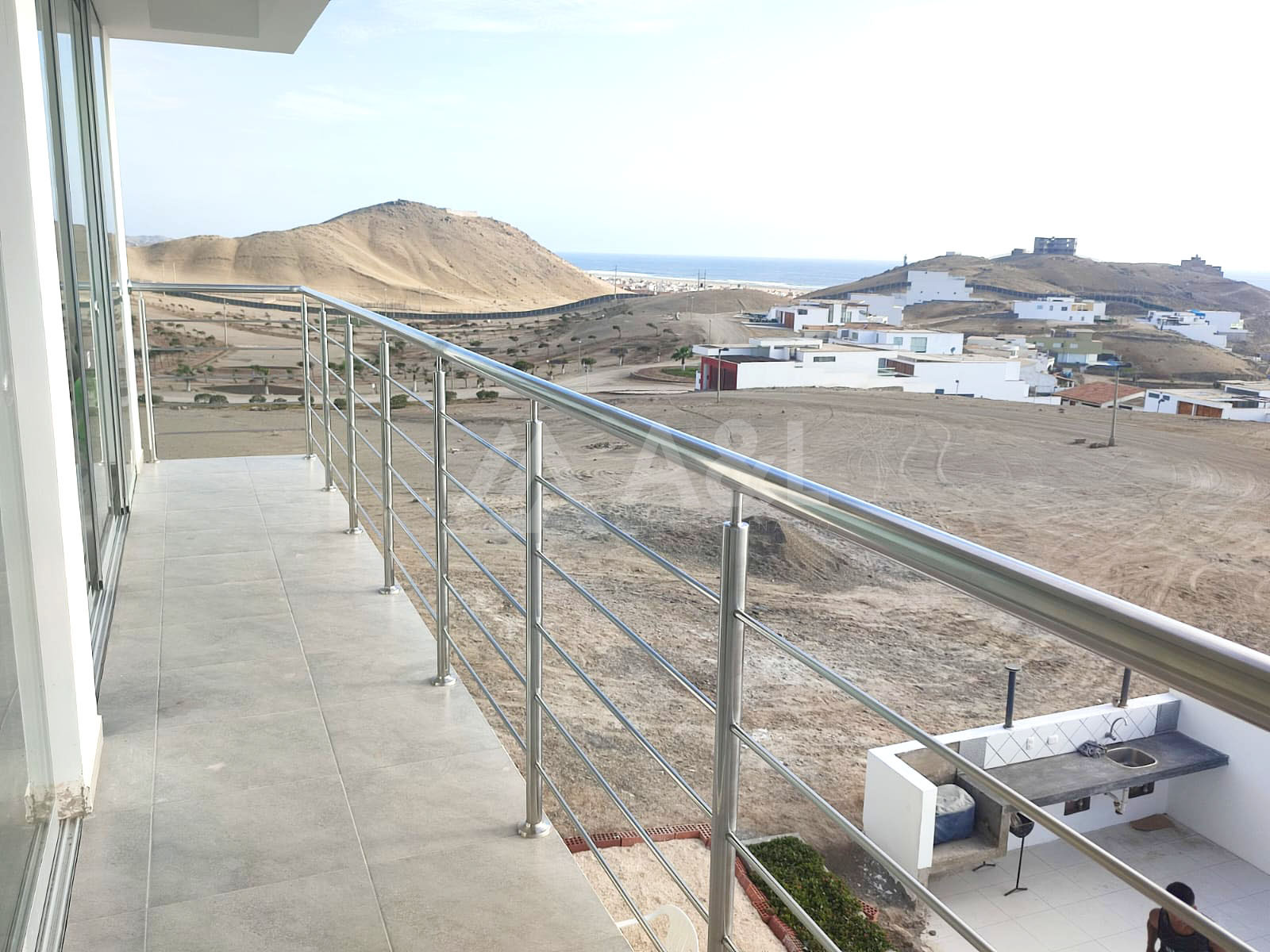 BARANDA DE ACERO INOXIDABLE PARA BALCÓN EN CERRO AZUL - Imagen 2