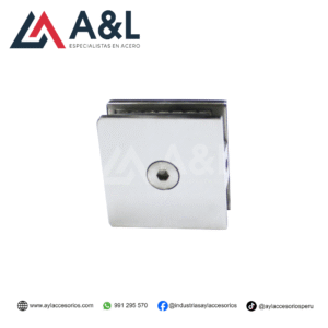 ACCESORIO DE ACERO PARA FIJACIÓN DE VIDRIO - M352