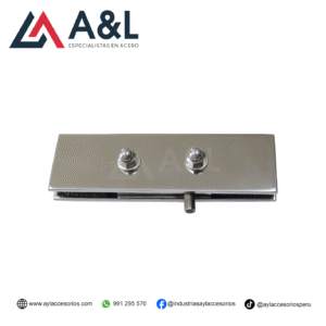 BISAGRA PIVOT DE ACERO BRILLANTE - 1101