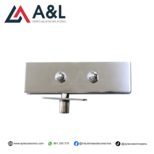 BISAGRA PIVOT DE ACERO BRILLANTE - 1132